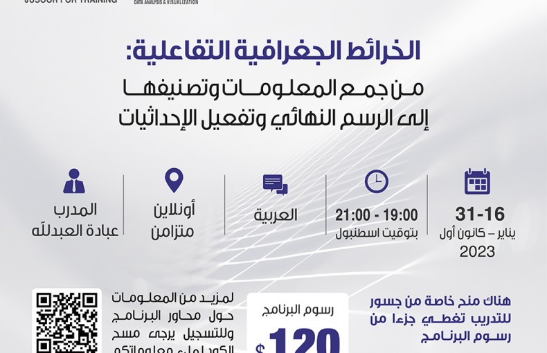 الخرائط الجغرافية التفاعلية: من جمع المعلومات وتصنيفها إلى الرسم النهائي وتفعيل الإحداثيات
